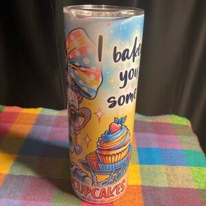 Colorful Cupcake Tumbler